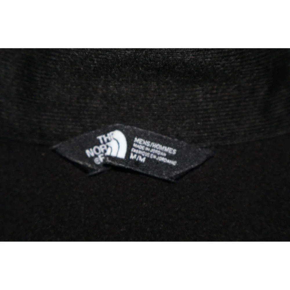 The North Face Pullover Mens Medium Black 1/4 Zip Fleece Jacket Shirt